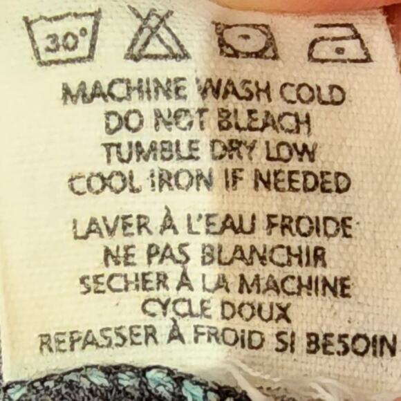 Billabong Tank Top Women S Case Closed Southwestern Print Modal Green Black - Picture 9 of 10